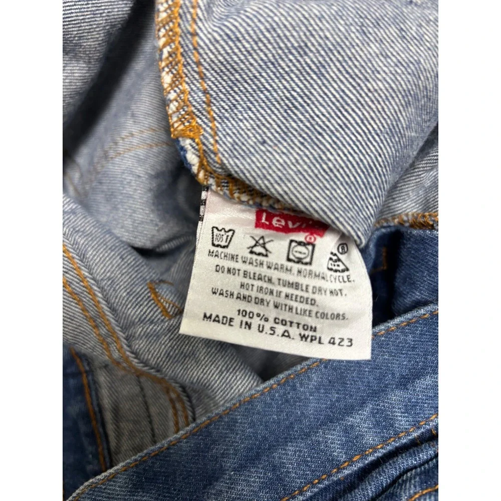 Vintage Levis 501 USA Made Men's 38x32 Light Distress Faded /Grunge Style Jeans
